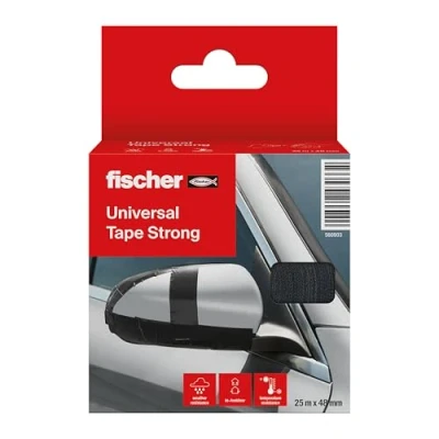 Afbeelding van Fischer GOW 560903 Textieltape Zwart (l x b) 25 m 48 mm 1 stuk(s)