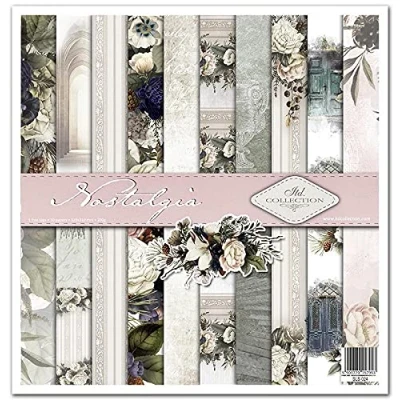 Afbeelding van ITD Collection scrapbooking pakket, papier, decoratief decoupage, kaarten maken, papierformaat 310 x 320 mm (SLS 024 HS code 48025890)