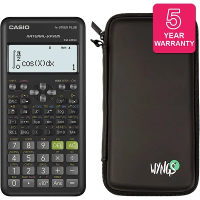 Afbeelding van CALCUSO Basispakket zwart met Grafische Rekenmachine Casio FX 570ES Plus 2nd Edition
