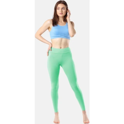 Afbeelding van Merry Style Dames Lange Leggings Sport Vrijetijdsbroek Sporbroek van Katonen Brede Taille MS MS10 429 LE Minze M