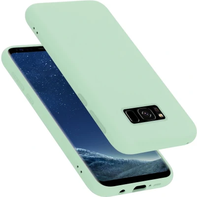 Afbeelding van Cadorabo Hoesje geschikt voor Samsung Galaxy S8 PLUS in LIQUID LICHT GROEN Beschermhoes gemaakt van flexibel TPU silicone Case Cover