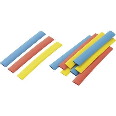 Afbeelding van TRU COMPONENTS 1572079 Krimpkous assortiment Bont 9.50 mm 4.80 Krimpverhouding:2:1 12 stuk(s)