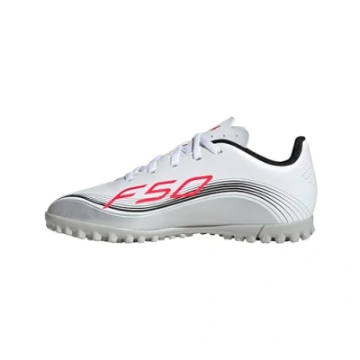 Afbeelding van adidas Performance F50 Messi Club junior voetbalschoenen wit/rood/grijs