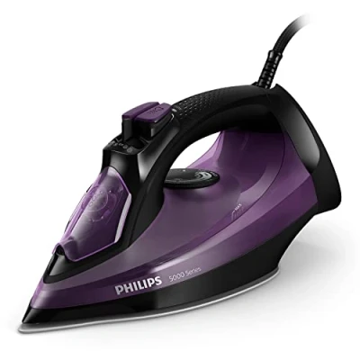 Afbeelding van PHILIPS DST5030/80 Stoomstrijkijzer 5000 serie 2400 W Continue stoomproductie 45 g/min stoomstoot 180 g SteamGlide Plus zoolplaat