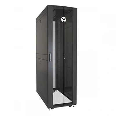 Afbeelding van Vertiv VR3300 rack 42U Vrijstaande rek Zwart, Transparant