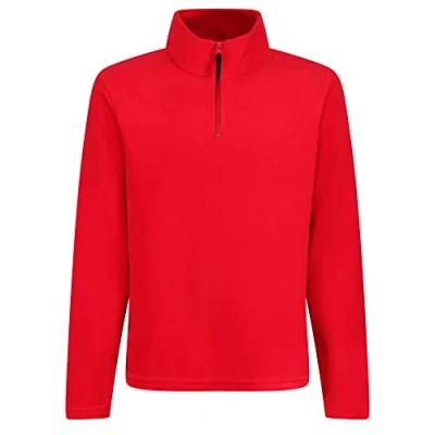 Afbeelding van Rood dunne fleece trui met halve rits merk Regatta maat 3XL