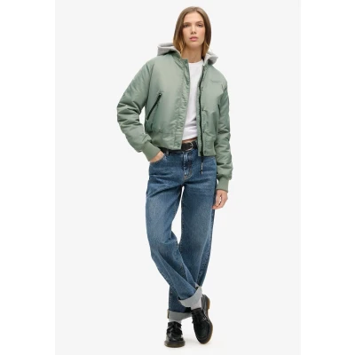 Afbeelding van Superdry Bomberjacks, Dames, Maat: 40, Laurel khaki