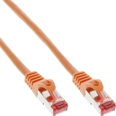 Afbeelding van InLine® Patchkabel, S STP/PiMF, Cat. 6, oranje, 30m