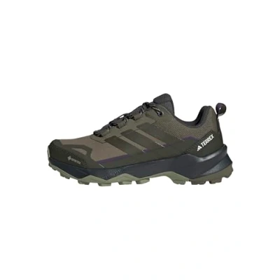 Afbeelding van adidas Dames Terrex SKYCHASER AX5 GORE TEX Hiking Shoes, Olive Strata/Night Cargo/Tent Green, 42 2/3 EU