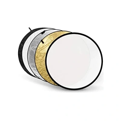 Afbeelding van Godox 5 in 1 Gold, Silver, Soft White, Translucent 110cm