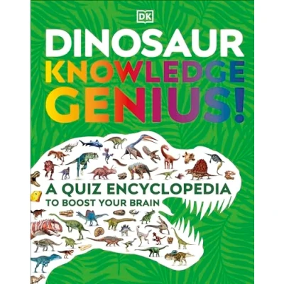 Afbeelding van Dinosaur Knowledge Genius!: A Quiz Encyclopedia to Boost Your Brain