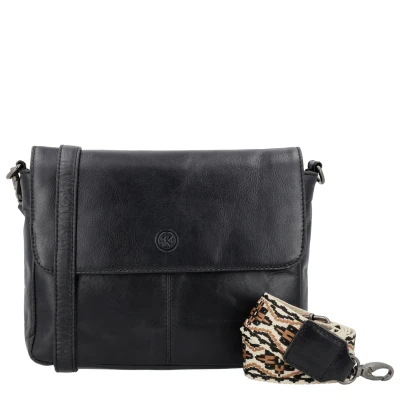 Afbeelding van Hide &amp; Stitches Next Navajo Shoulderbag black damestas