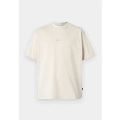 Afbeelding van Replay Tshirt basic, Heren, Maat: 3XL, Alabaster