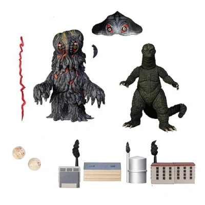 Afbeelding van Mezco H858475 5 Points XL Godzilla vs Hedorah Boxed Set,multi kleuren