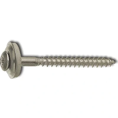 Afbeelding van Spenglerschroeven roestvrij staal 4,5 x 35 mm; 100 stuks; met afdichtschijf D = 15 A2 Spengler schroeven; Torx aandrijving TX20