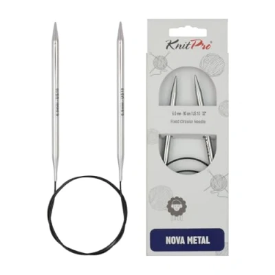 Afbeelding van Knitpro nova vast (150 cm x 6,00 mm) Rondbreinaalden 1 Stuk
