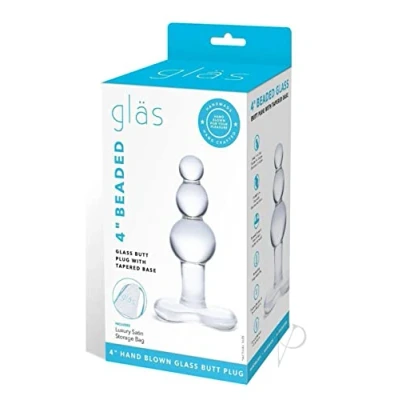 Afbeelding van Toys voor vrouwen Gläs Beaded Glass Buttplug