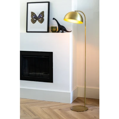 Afbeelding van Light &amp; Living Vloerlamp METTE 37x30x155cm Goud