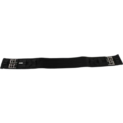 Afbeelding van Horka Singel Dressuur Poly Rib Zwart/zilver 60cm