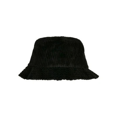 Afbeelding van Flexfit BIG Corduroy Bucket Hoed, Heren, Maat: One Size, Black