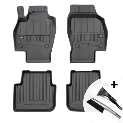 Afbeelding van moto MOLTICO 3D rubberen automatten rubber 4 delige set geschikt voor Skoda Scala vanaf 2019