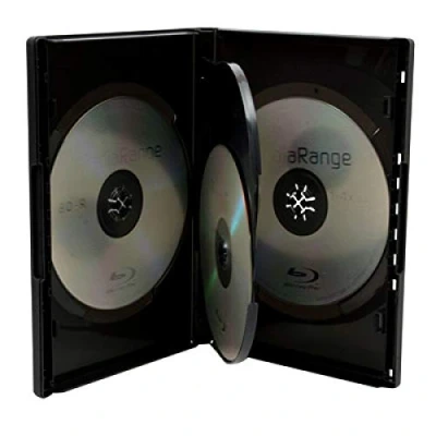 Afbeelding van DVD Case for 4 discs, 14mm, black