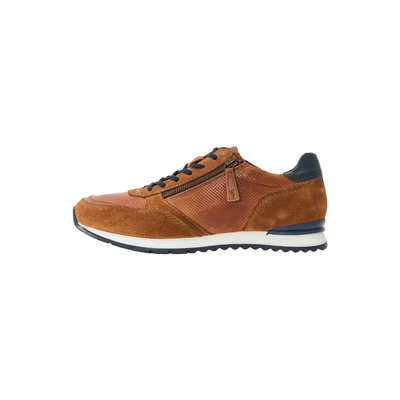 Afbeelding van Salamander Sneakers laag, Heren, Maat: 41, Cognac Leer
