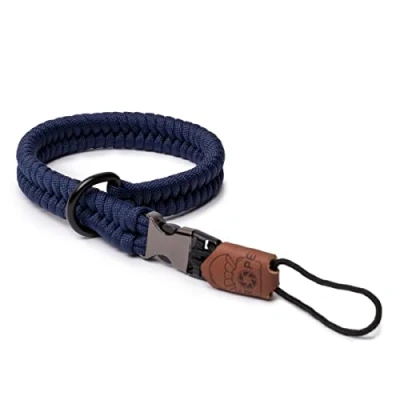 Afbeelding van C Rope Camera polsband THE CLAW van handgevlochten paracord met snelsluitsysteem, donkerblauw, One Size