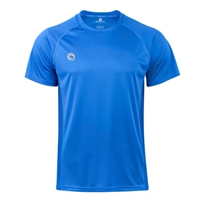 Afbeelding van STARK SOUL Sportshirt fitness T shirt Reflect, korte mouwen, functioneel shirt, ademend, sneldrogend trainingsshirt, blauw, XL