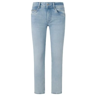 Afbeelding van Pepe Jeans Dames Slim Lw, Blauw (Denim xw4), 30W / 34L, 34L