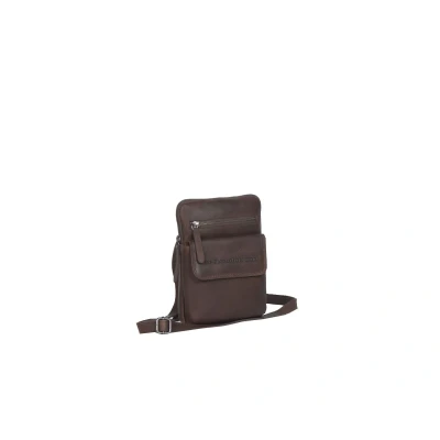 Afbeelding van The Chesterfield Brand Leren Schoudertas Bruin Lou