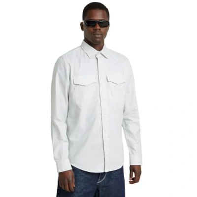 Afbeelding van Marine Slim Shirt met lange mouwen, Meerdere kleuren (Oyster Blue/White Oxford D24963 7665 c759), S