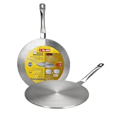 Afbeelding van IBILI Inductie adapterplaat Prisma 19 cm van roestvrij staal, zilver