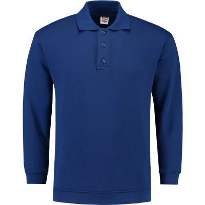 Afbeelding van Tricorp 301005 Polosweater Boord Koningsblauw 7XL