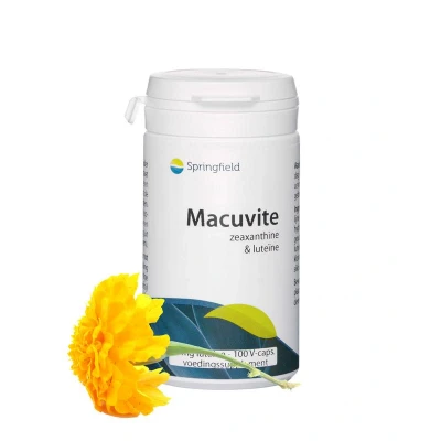 Afbeelding van Springfield Macuvite + Luteine 100st
