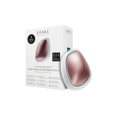 Afbeelding van GESKE SmartAppGuided™ Sonic Warm &amp; Cool Mask 9 in 1 Beauty LED gezichtsmasker Volledig spectrum en roodlichttherapie Warmte Koeling Verhoogde inname van gezichtsverzorging