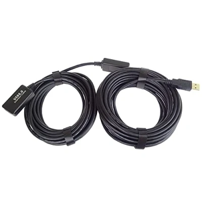 Afbeelding van PremiumCord Actieve USB verlengkabel met repeater 25 m, A bus naar stekker, 2.0 High Speed kabel, 2 x afgeschermd, AWG20/28, kleur zwart, lengte m