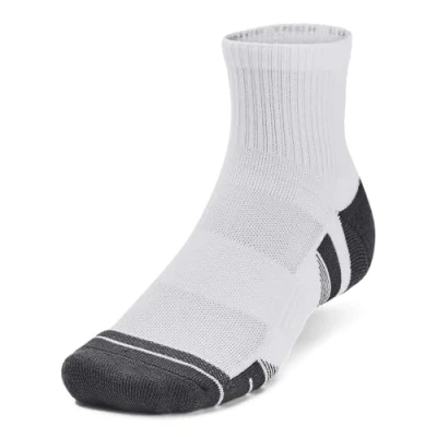 Afbeelding van Under Armour UA Performance Tech 3pk Qtr, Wit/Wit/Jet Grijs, Large X