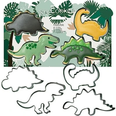 Afbeelding van ScrapCooking Uitstekers Dino Set/4