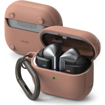 Afbeelding van Ringke Onyx Magnetic Ontworpen voor Samsung Galaxy Buds 3 Pro en Case, Cover met MagSafe, Voorkomt Vette Vlekken Hand Antisliphoes 3/3 Constant Coral