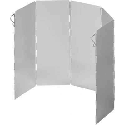 Afbeelding van Pro Plus Kookwindscherm 5 delig aluminium vouwbaar 49 x 26 cm