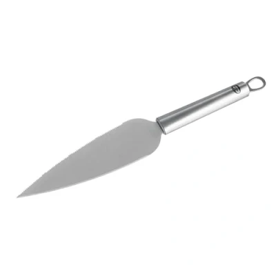 Afbeelding van Dr. Oetker Professioneel taartmes 2 in 1: en taartschep, keukenmes, voor bruiloftsfeest, 31 cm, verschillende randen roestvrij staal, hoeveelheid: 1 stuk