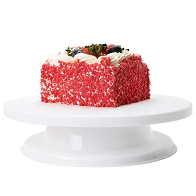 Afbeelding van Cake Draaitafel Stand 11 Inch Roterende Professionele Icing