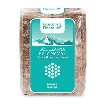 Afbeelding van ZWART ZOUT KALA NAMAK FIJNE GROND 600 g CRYSTALLINE PLANET