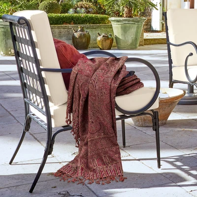 Afbeelding van LOBERON Plaid Nugère rood