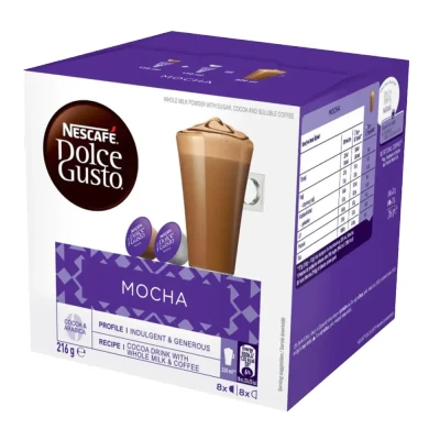Afbeelding van 20% korting met code 3 stuks Dolce Gusto Mocha 8+8 Cups 660 g