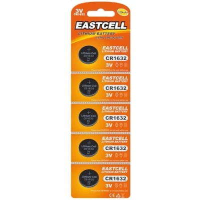 Afbeelding van EastCELL 2 x CR1632 3V Lithium knoopcel 120 mAh (1 blisterkaart van batterijen) EINWEG merkproduct