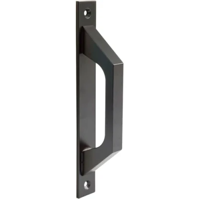Afbeelding van AMIG Deurgreep Schuifdeur Schuifdeurgreep 198 x 25mm Aluminium Loftdeur Mat Zwart