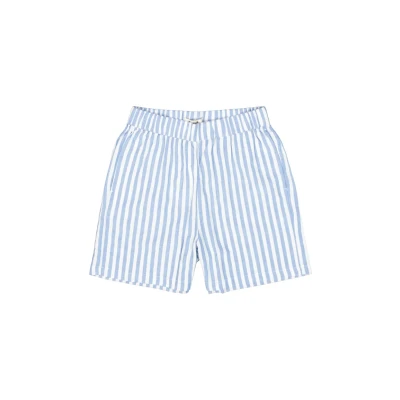 Afbeelding van GARCIA Short Gestreept Blauw/dessin S
