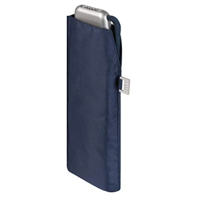 Afbeelding van doppler Zakparaplu Carbonsteel Slim Uni handig formaat vederlicht 22 cm, Donkerblauw, 88, Super minischerm met handopener